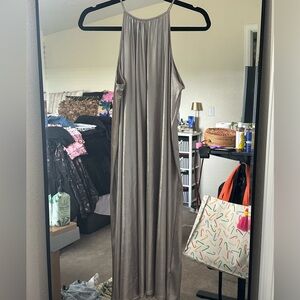 Sold!! Zara Shimmering Silver Dress